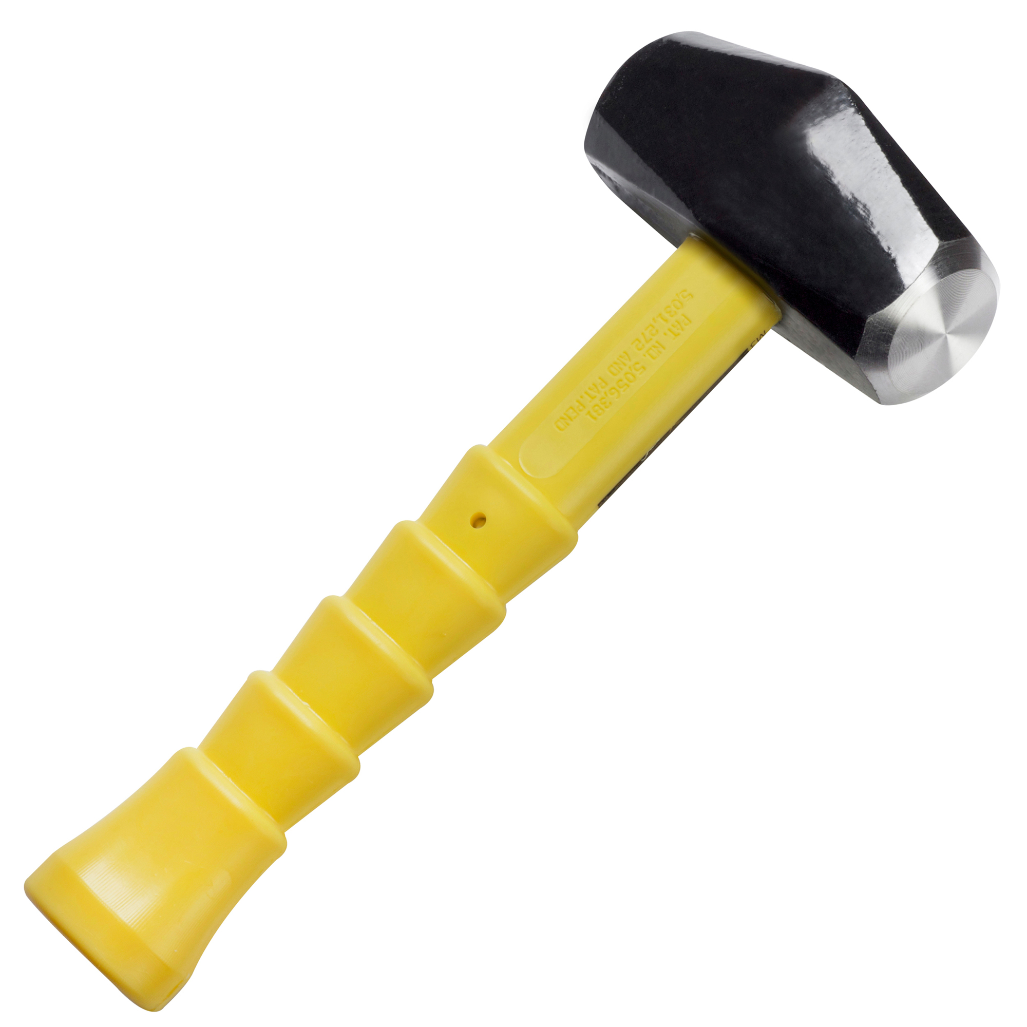Nupla Steel Hand Drilling Hammer — 4 Lb., 10in. ERGO POWER Fiberglass Handle, Non-Slip Grip, Model# 75.28-545
